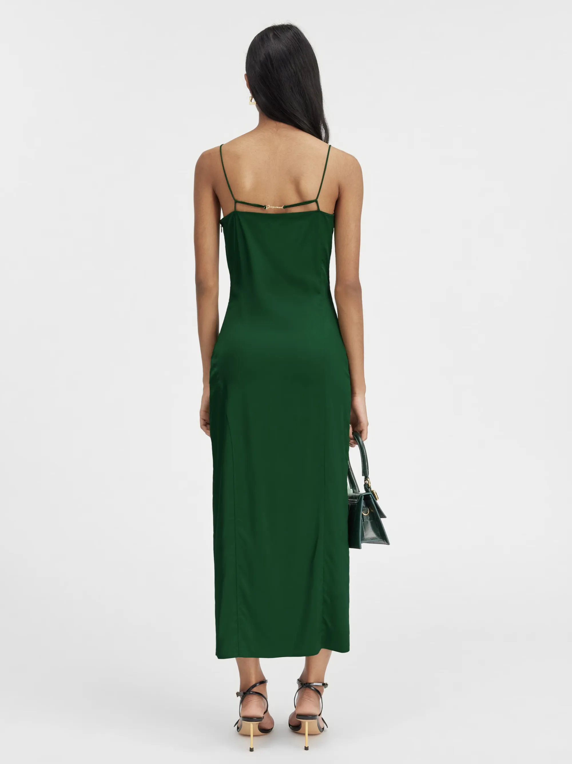 Jacquemus La Robe Notte in Dark Green