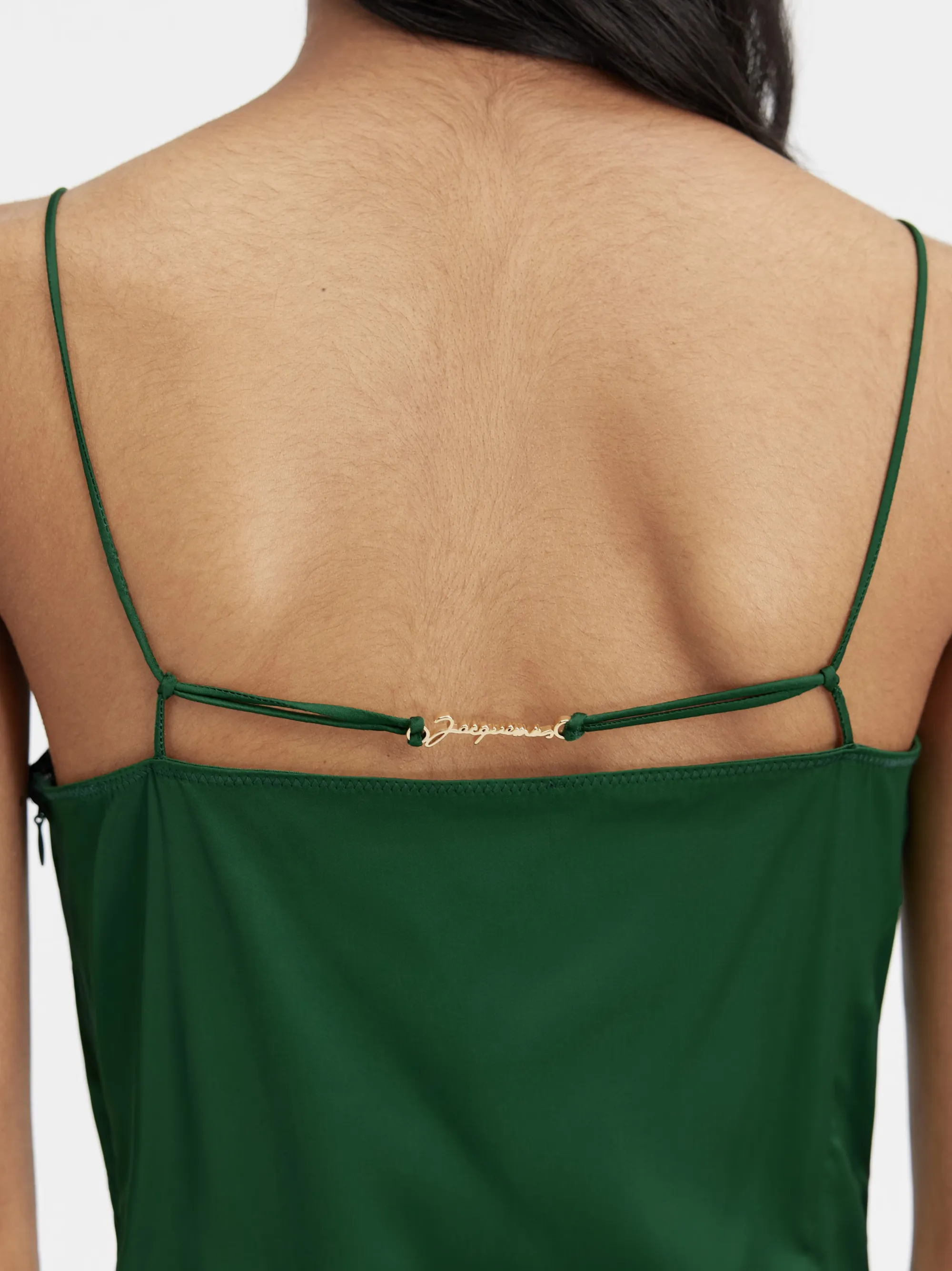 Jacquemus La Robe Notte in Dark Green