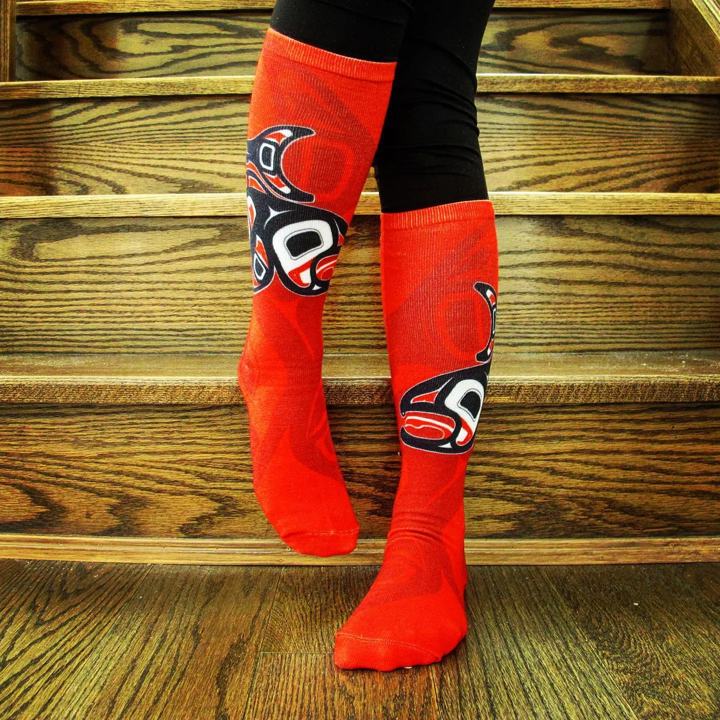 Jamie Sterritt Salmon Art Socks