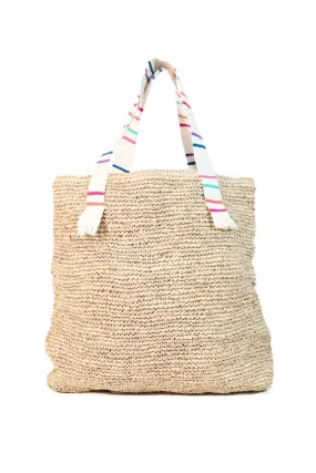 Large Straw Tote Bag