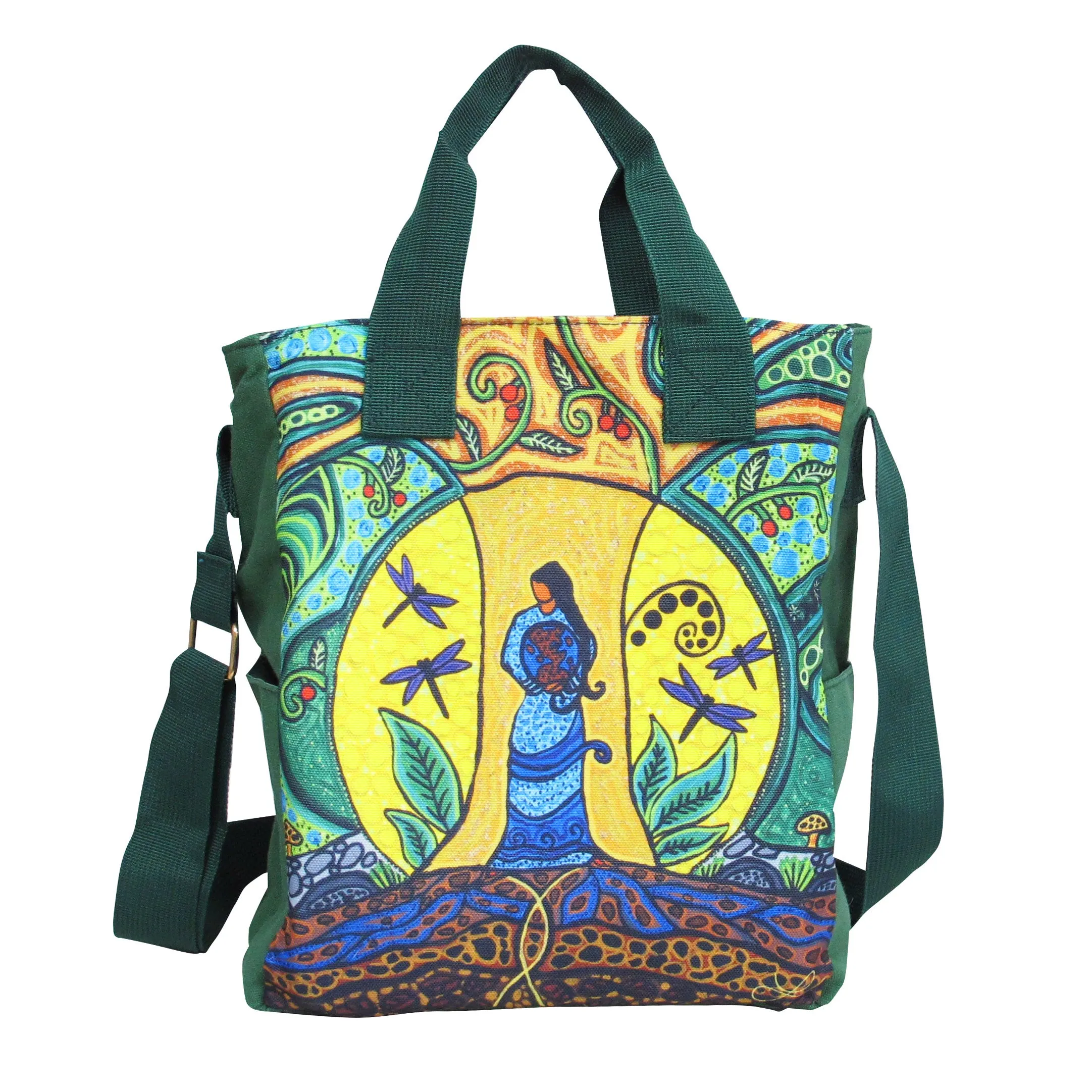 Leah Dorion Strong Earth Woman Shoulder Bag