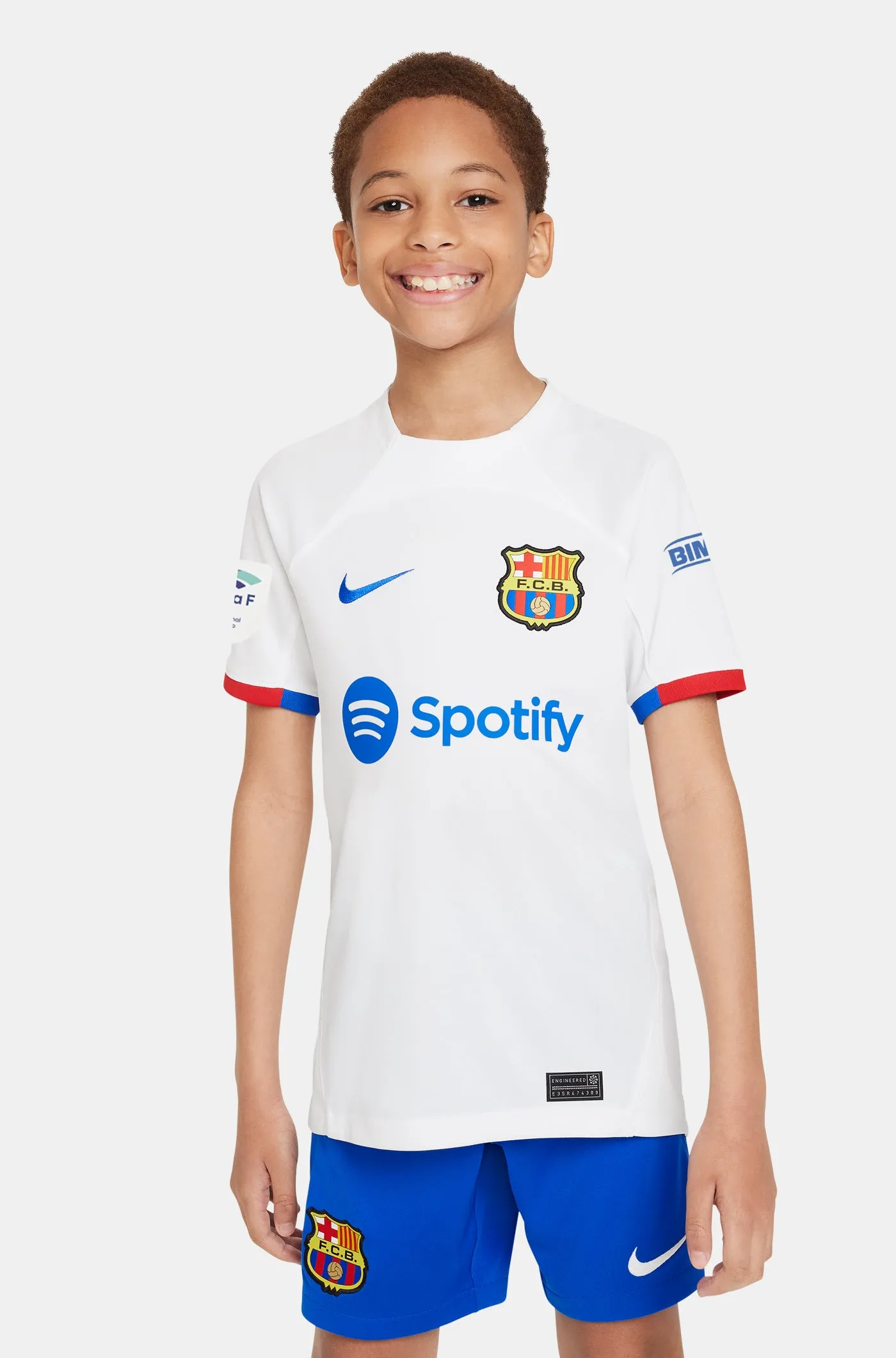 Liga F FC Barcelona away shirt 23/24 - Junior - MARA LEN