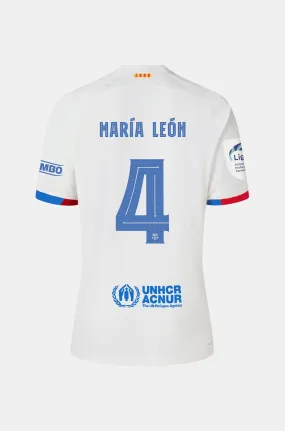 Liga F FC Barcelona away shirt 23/24 - Junior - MARA LEN