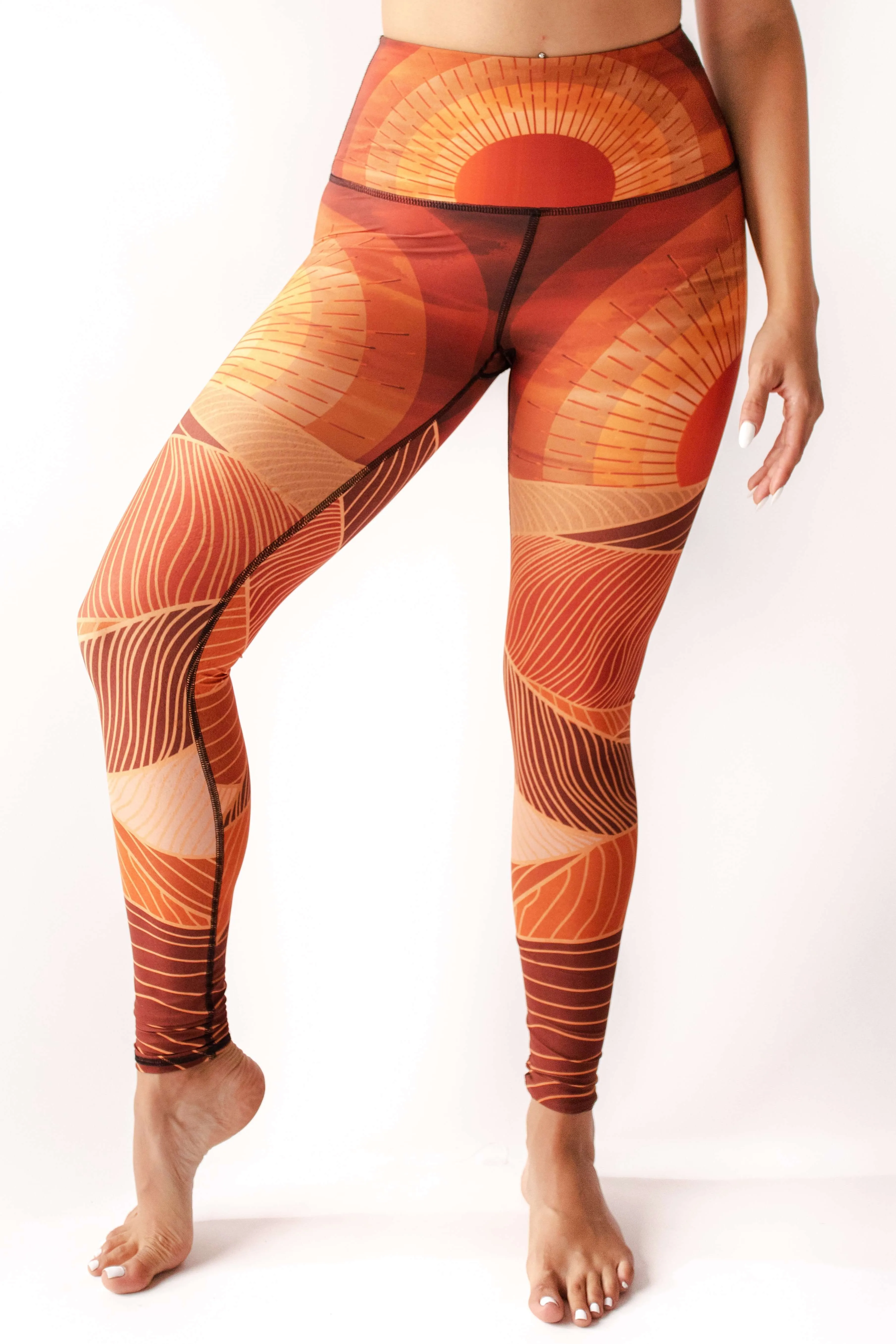 Light of Day Printed Yoga Leggings