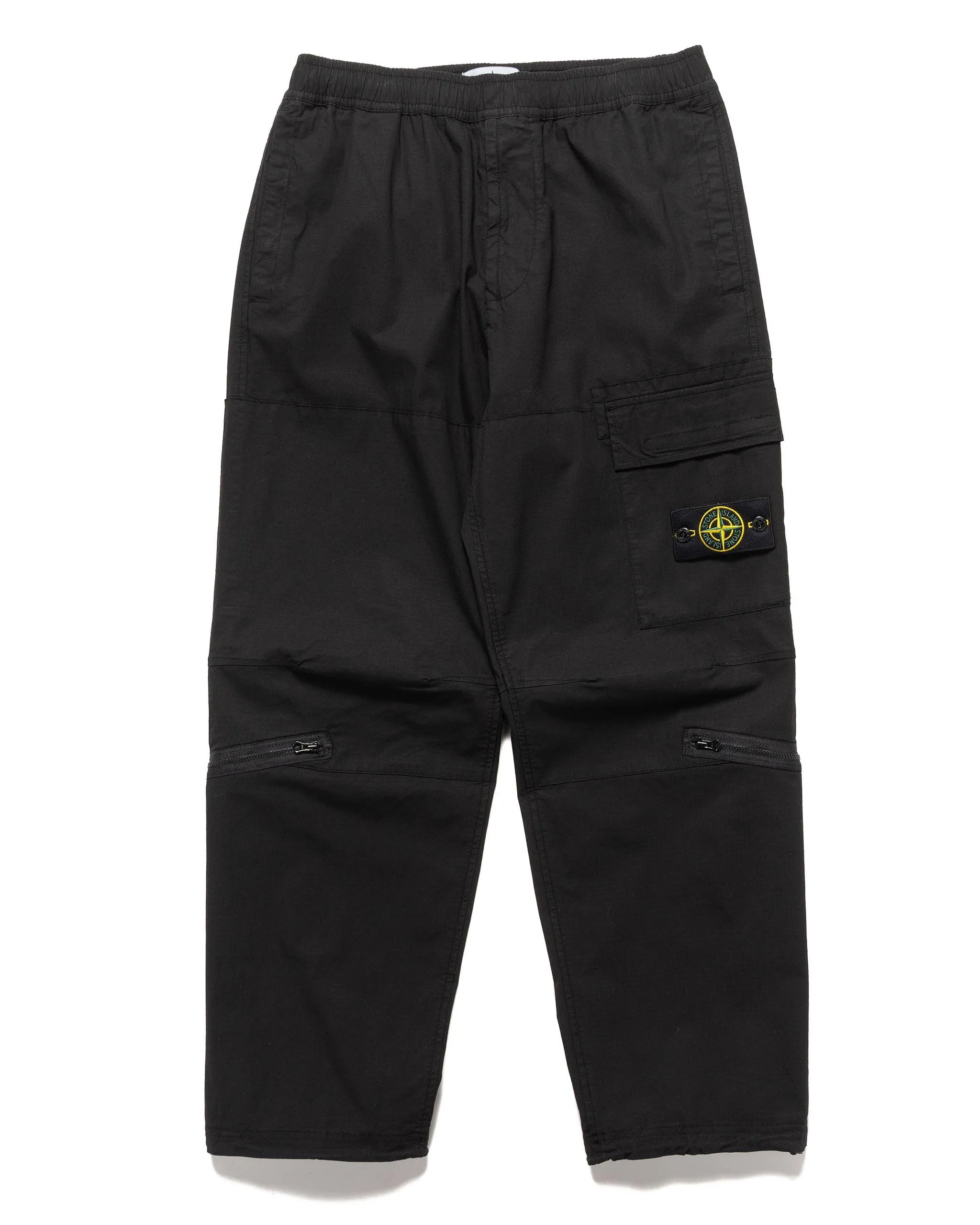 Loose Fit Cargo Pants Black