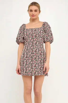 LOVE YOU MEAN IT FLORAL DRESS