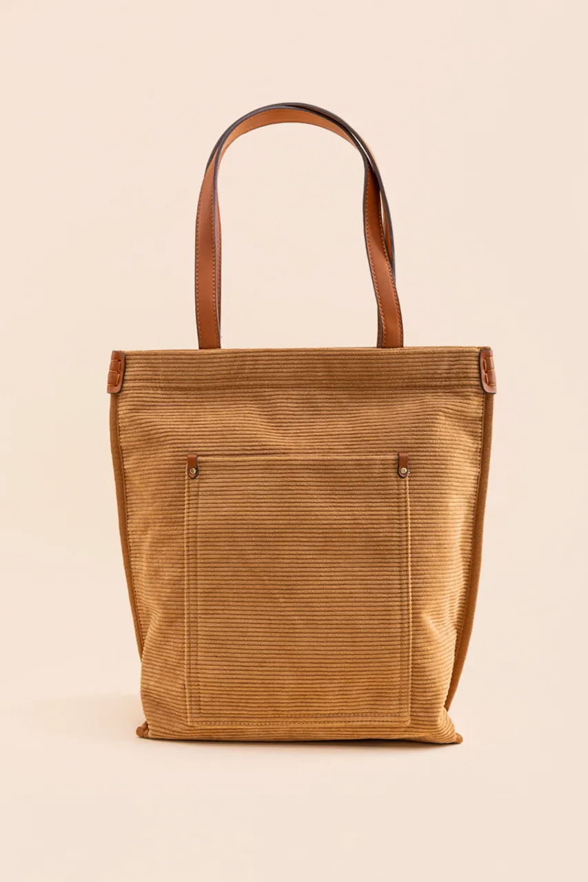 Marlie Corduroy Tote