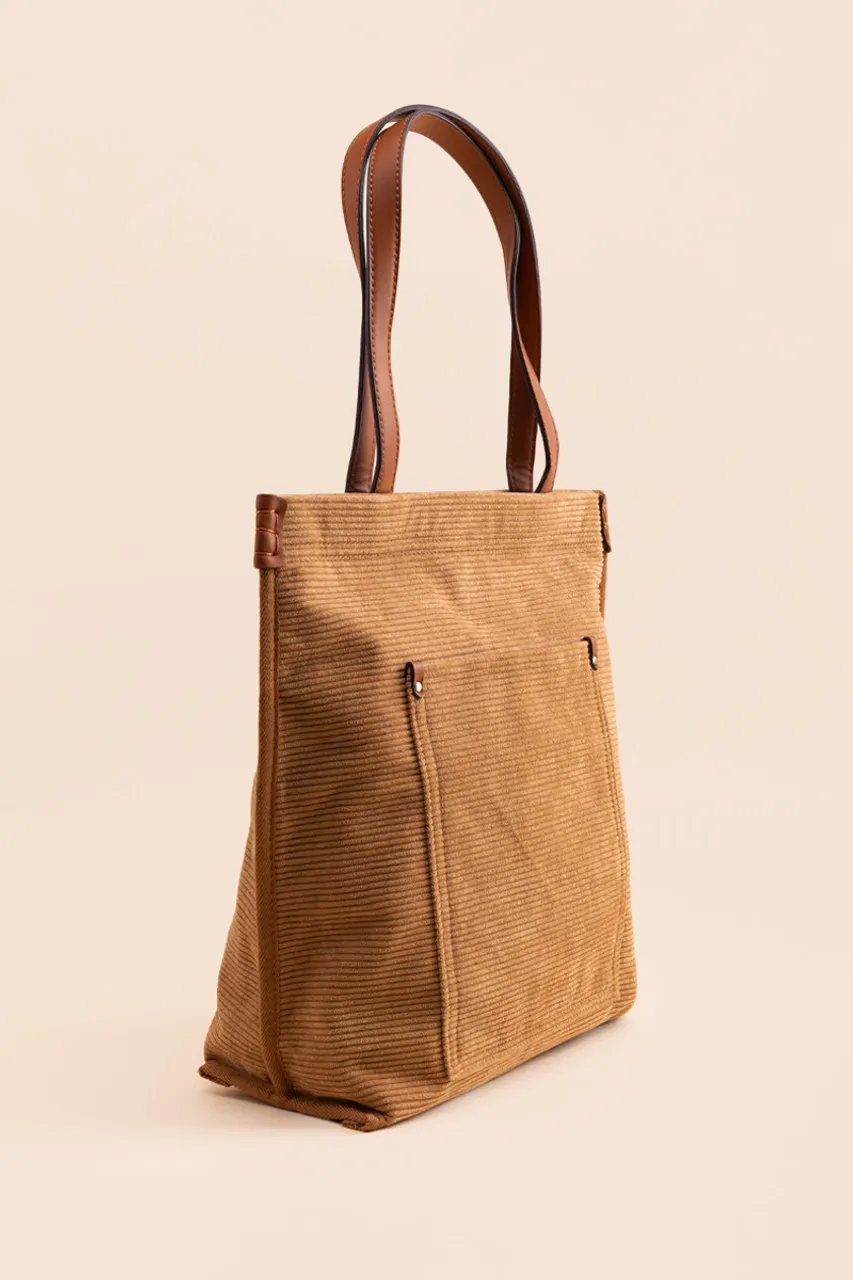 Marlie Corduroy Tote