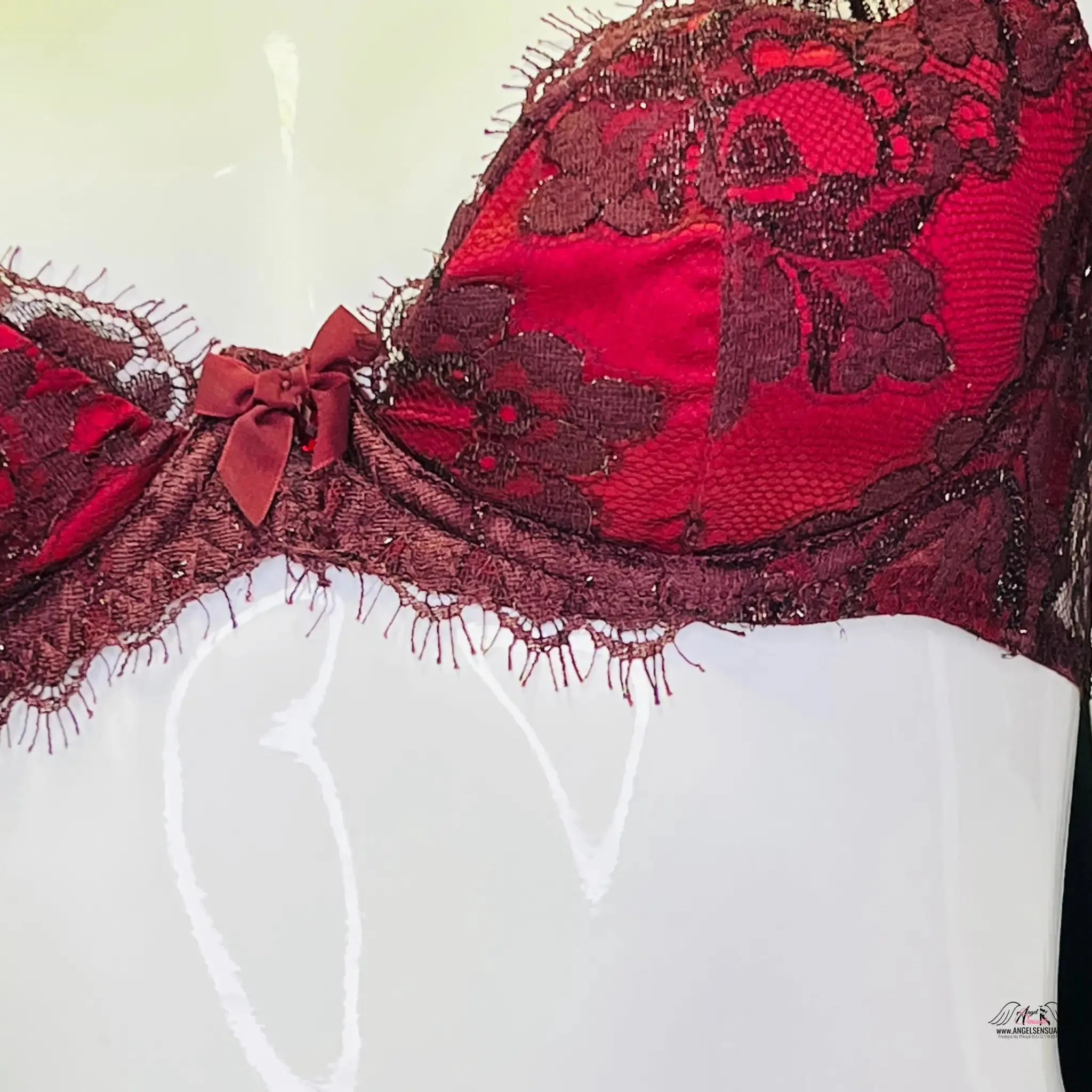 Mei Soiree Bra Dark Red