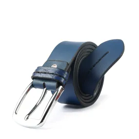 Men Leather Belt CB BELT BLUE