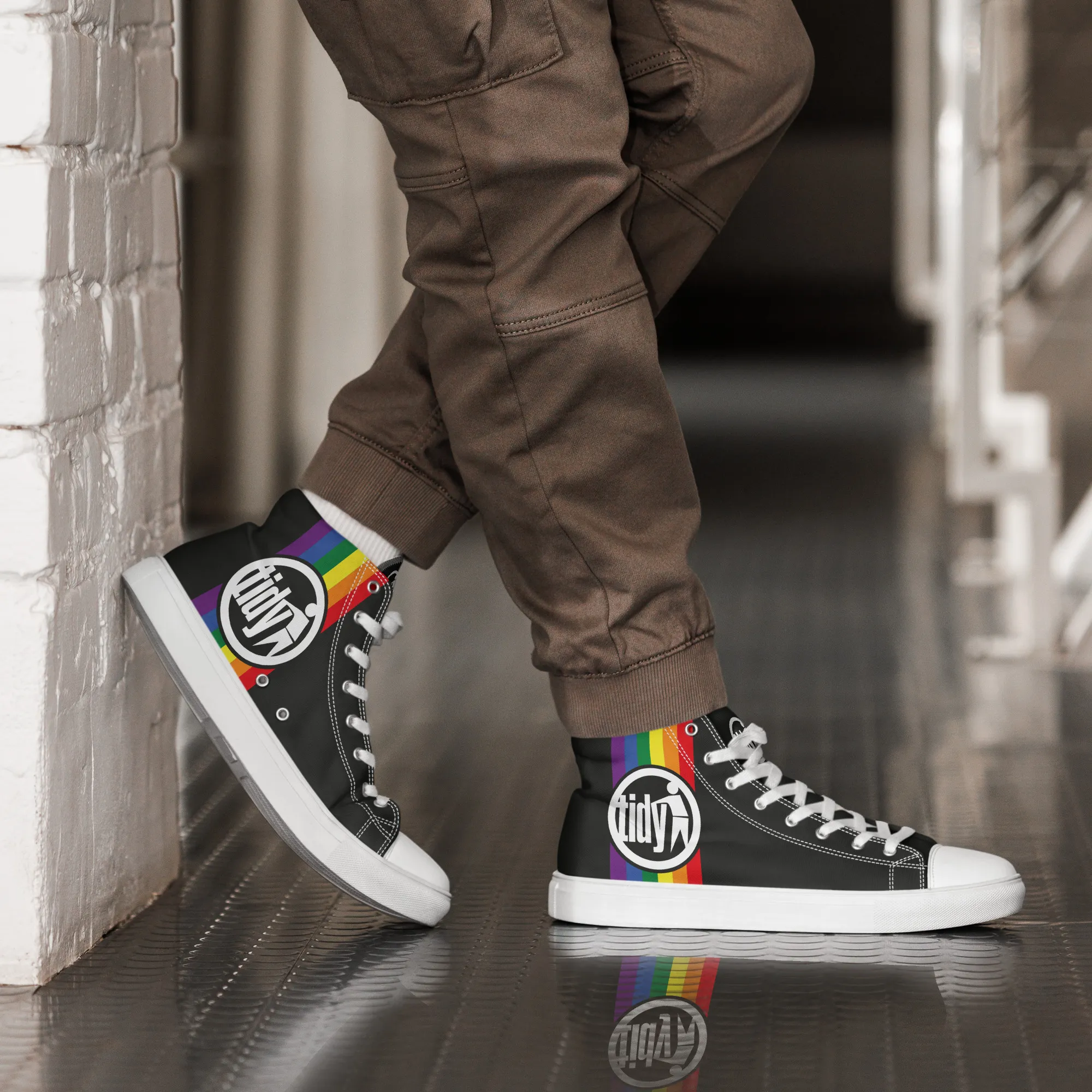 Men’s Tidy Pride Hi Tops