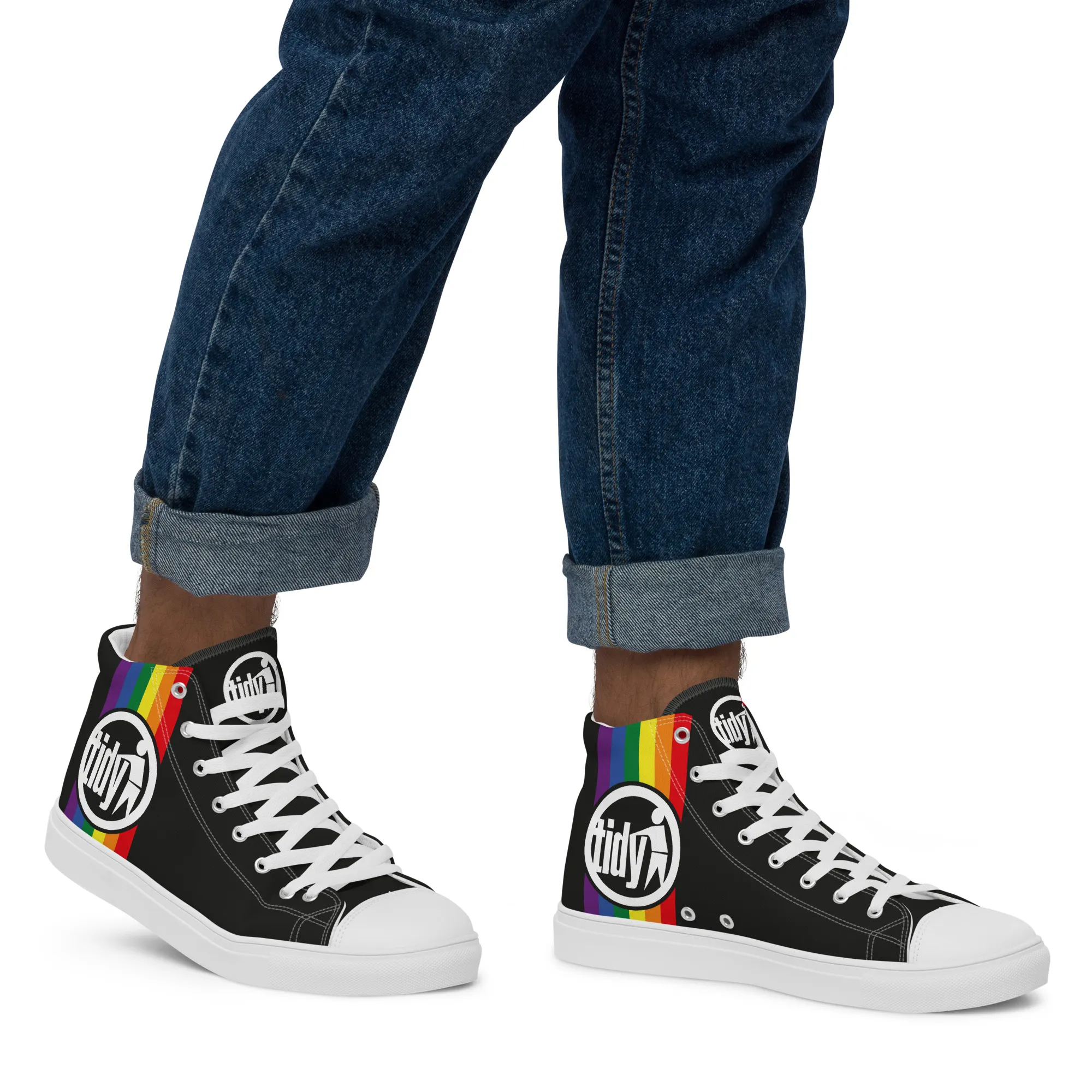 Men’s Tidy Pride Hi Tops