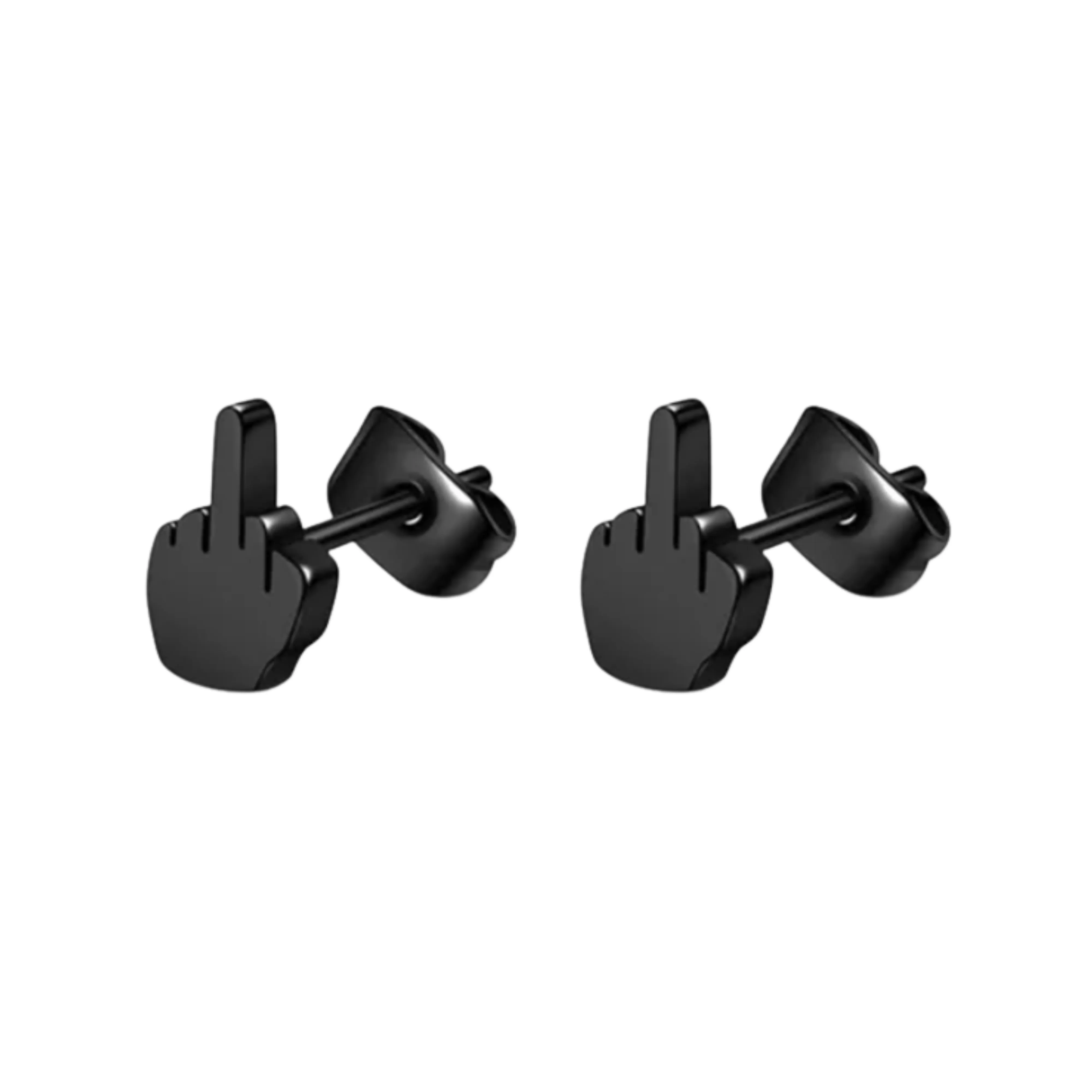 Middle Finger Earring Set