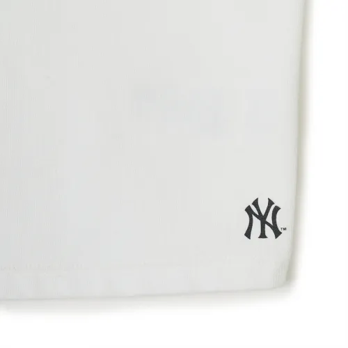 MLB Korea  |Street Style Logos on the Sleeves Logo Cropped Tops