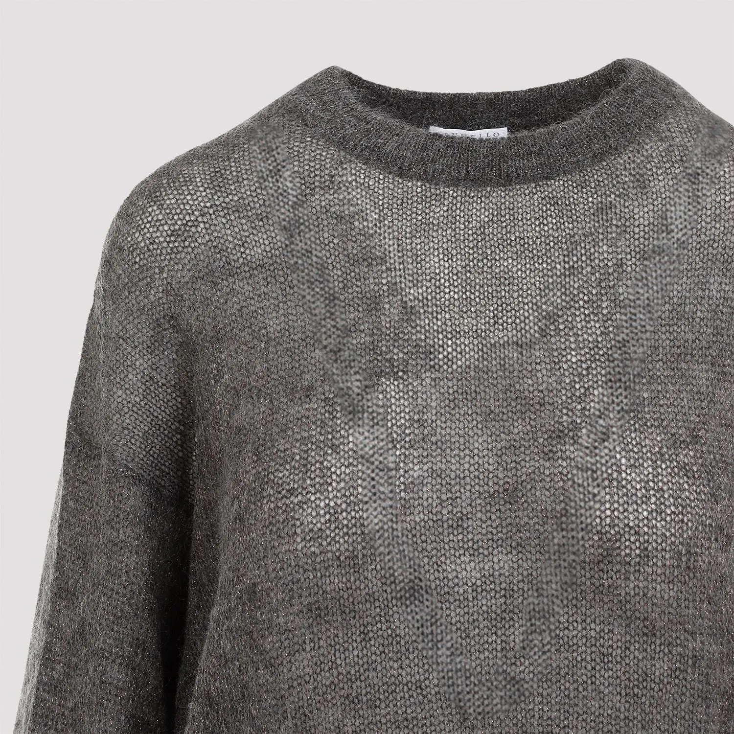 MOHAIR LAME SWEATER