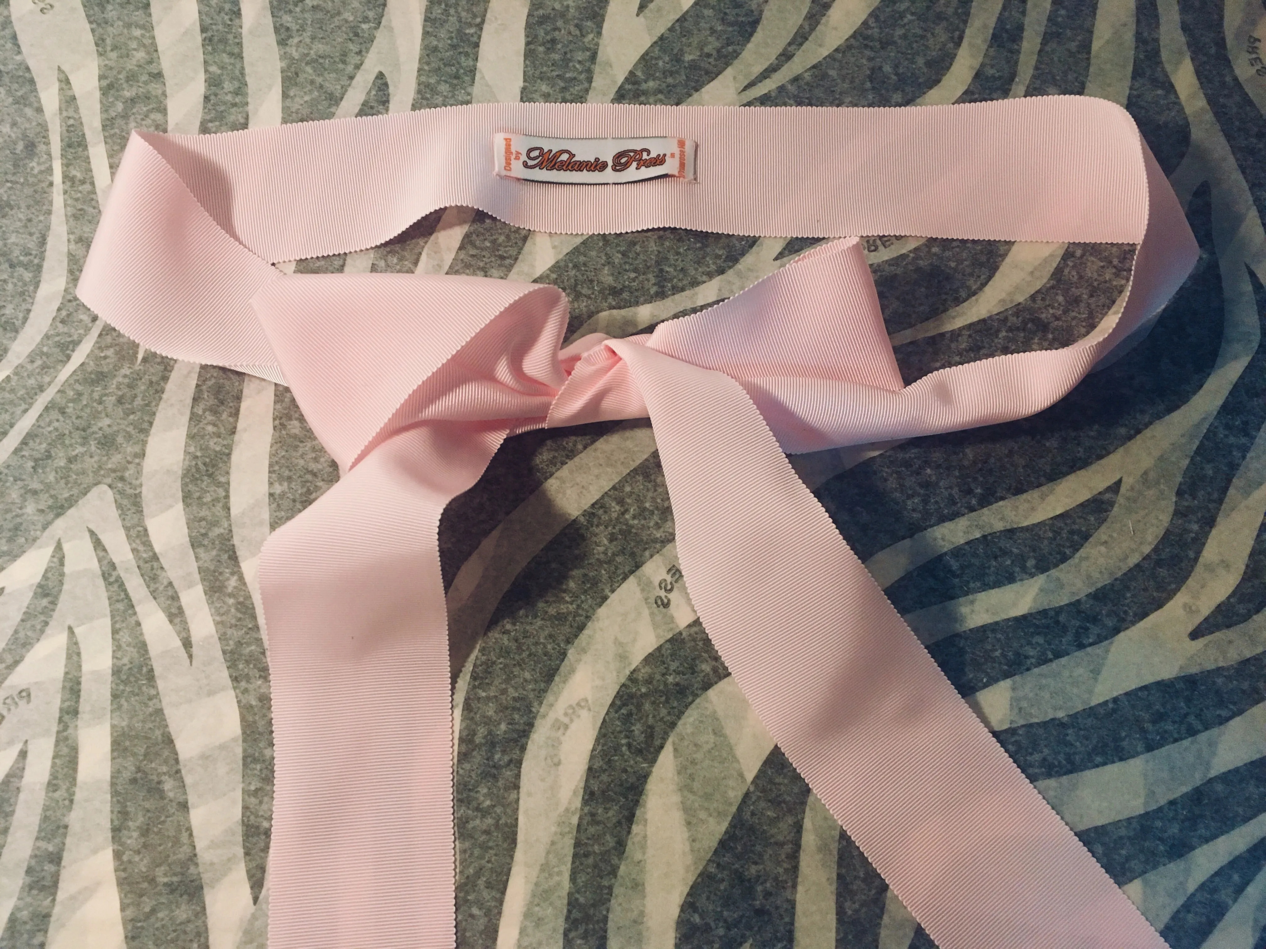 MP Pink ribbon belt