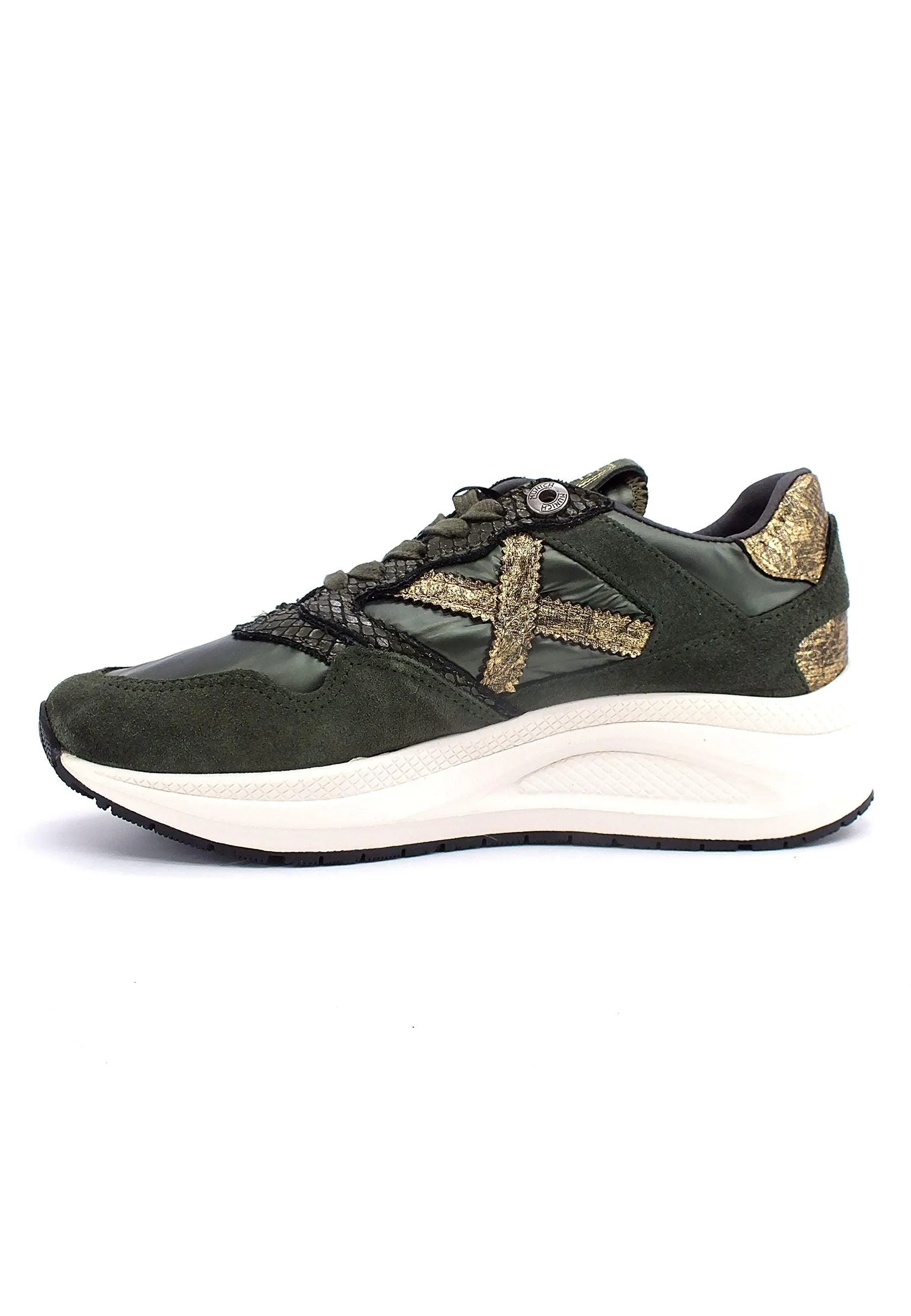 MUNICH Class 22 Sneaker Donna Military Green 8861002