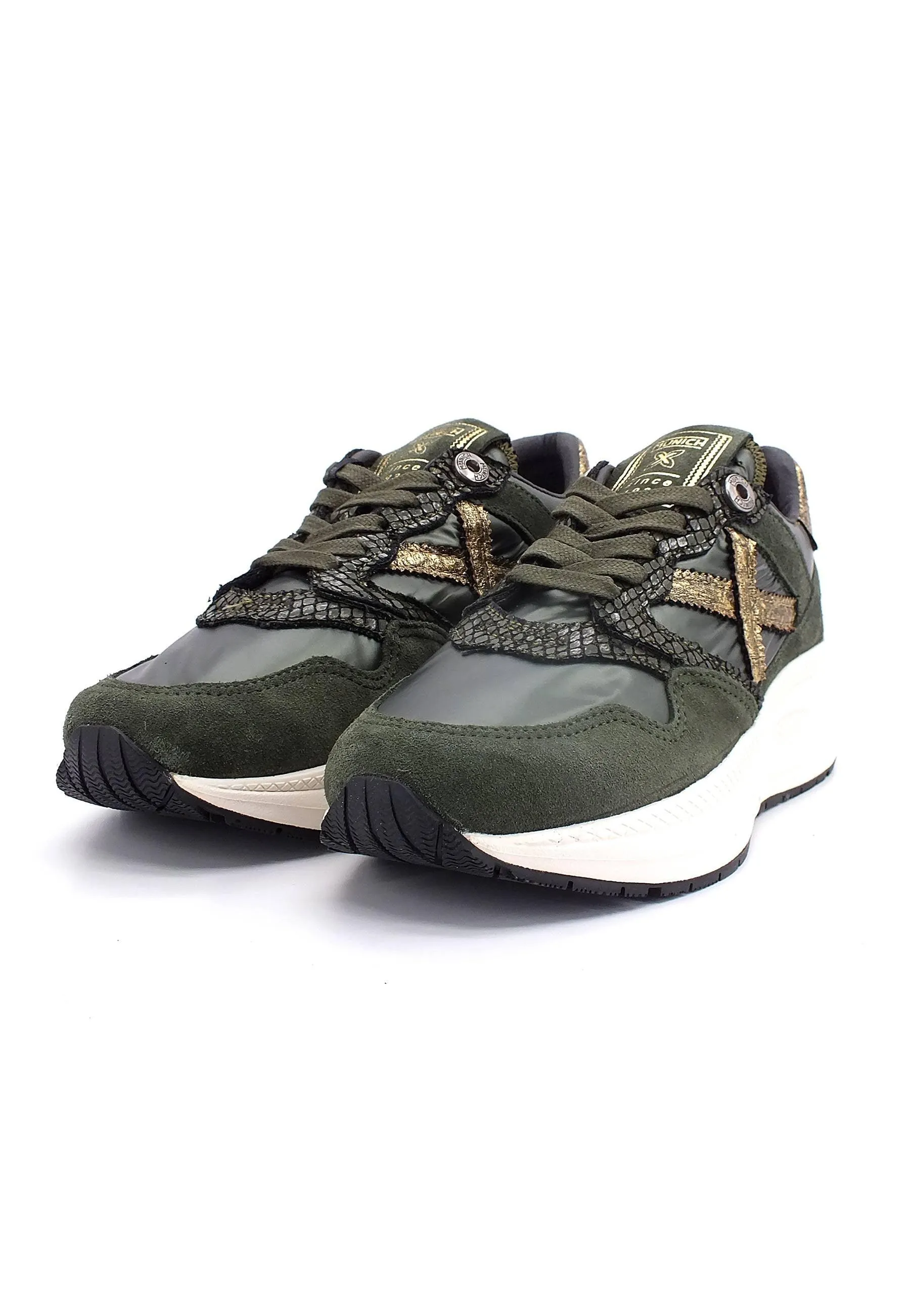 MUNICH Class 22 Sneaker Donna Military Green 8861002