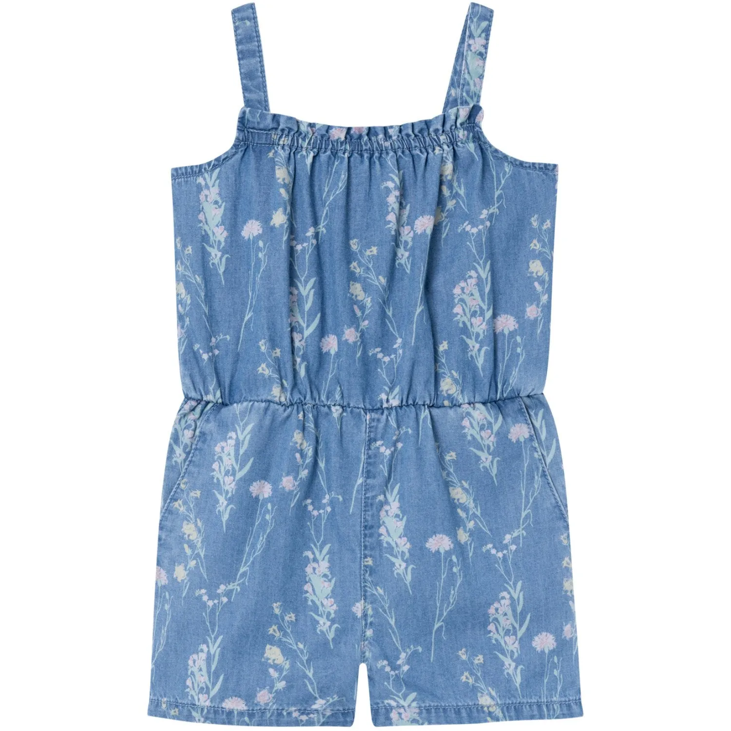 Name It Medium Blue Denim Bella Baggy Denim Playsuit