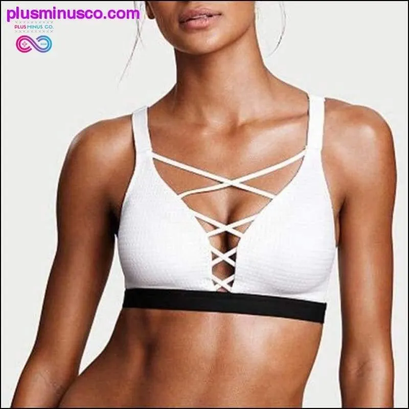 New Sexy Strappy Fitness Padded Yoga Sports Bra For Women