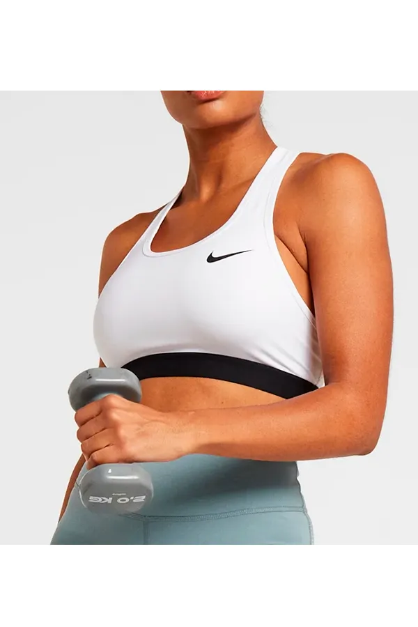 Nike Women Sport Bra Swoosh White