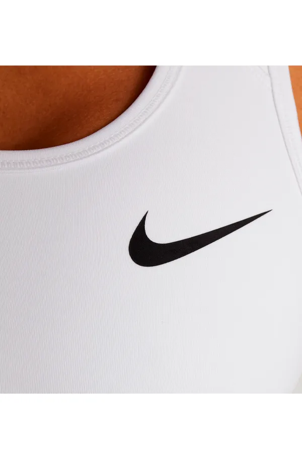 Nike Women Sport Bra Swoosh White