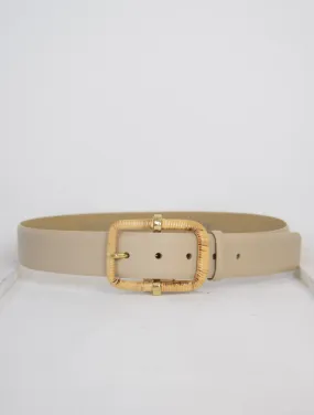 Nina Wrapped Buckle Belt Sahara