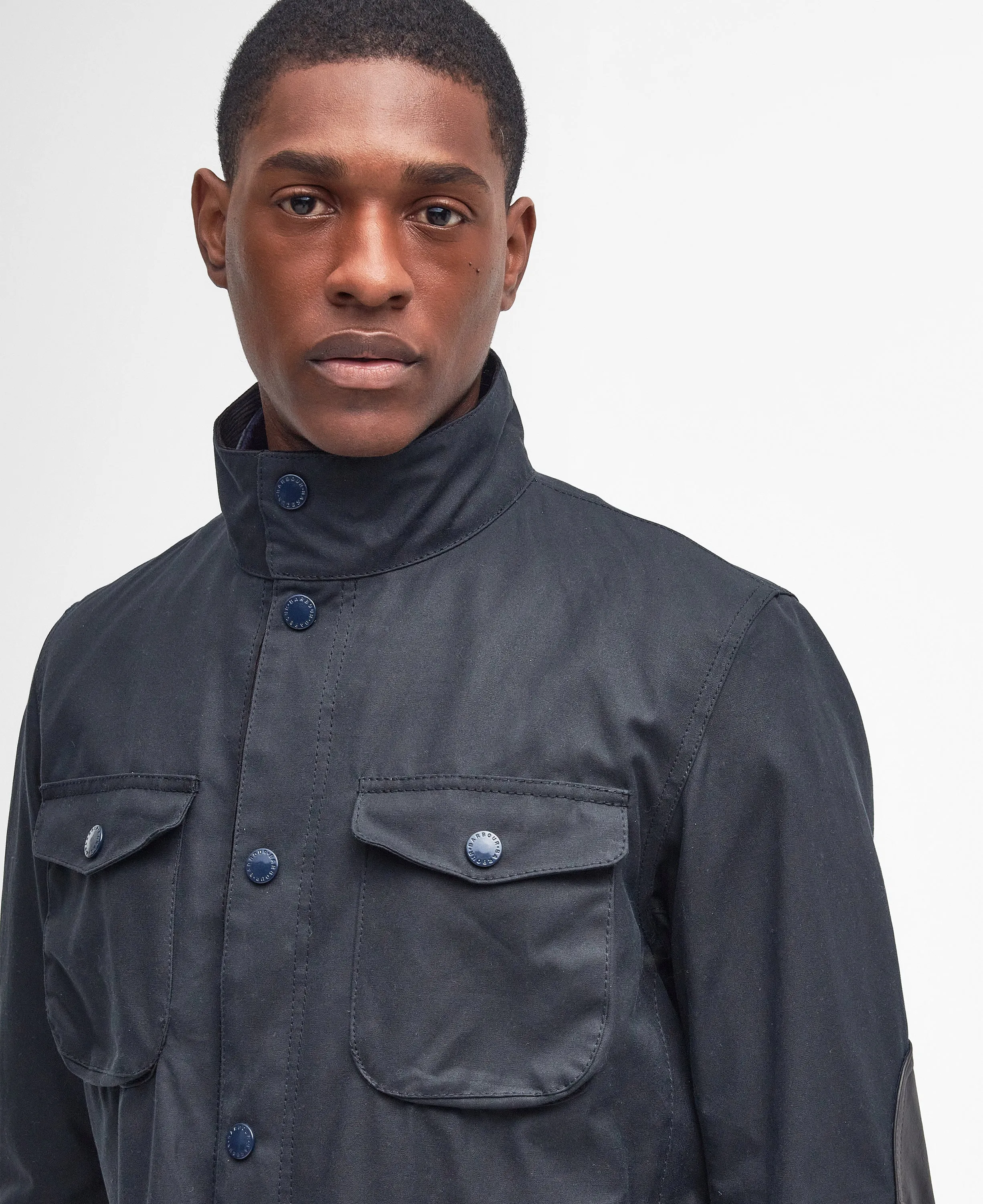 Ogston Wax Jacket Navy