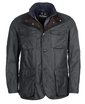 Ogston Wax Jacket Navy