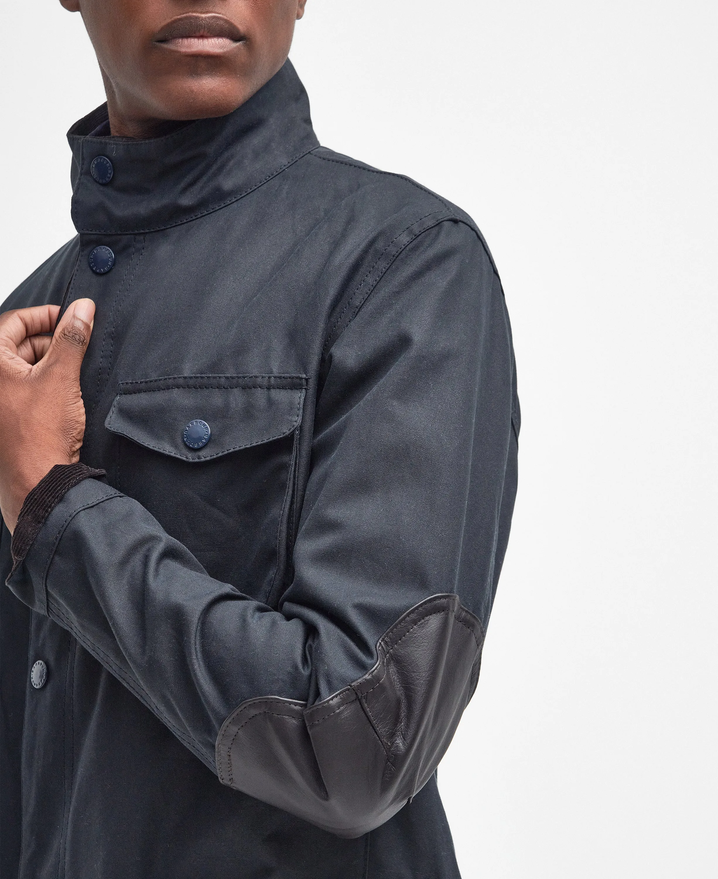 Ogston Wax Jacket Navy