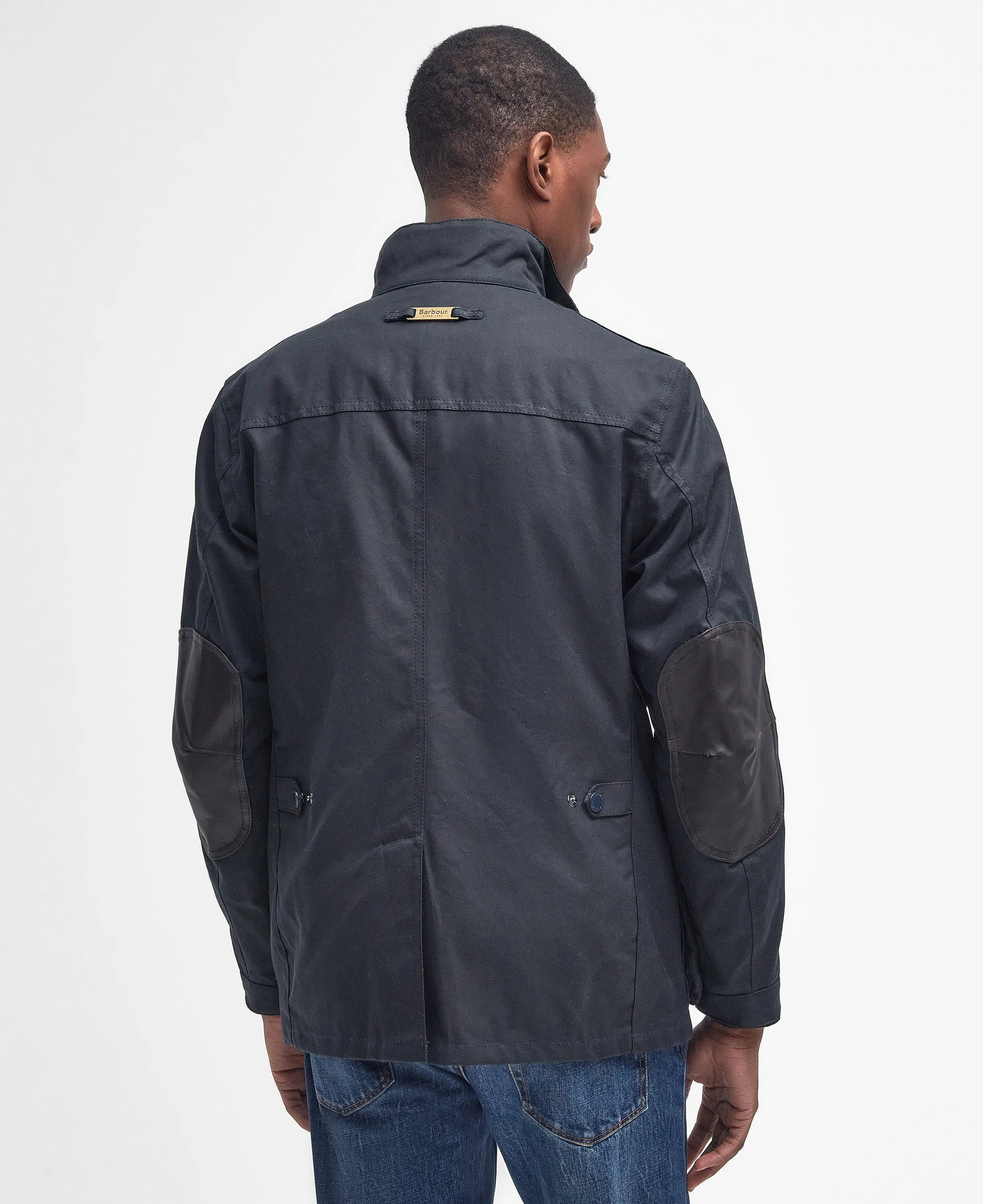 Ogston Wax Jacket Navy