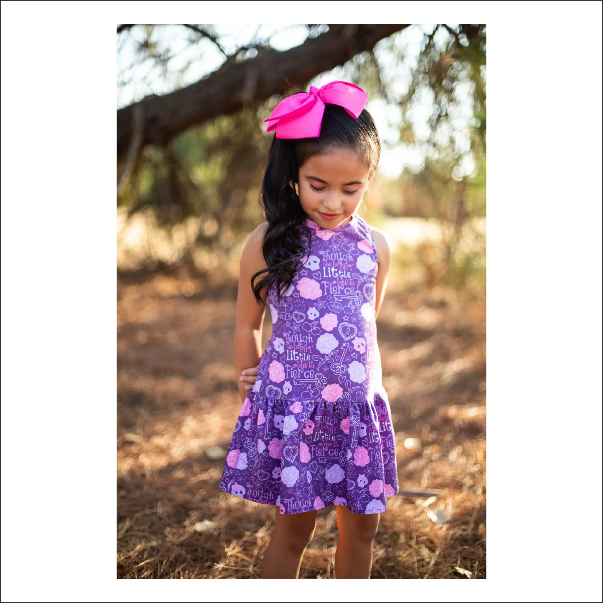 Olalla Drop Waist Summer Dress | Baby to Big Kid Sizes 3M - 14 | Beginner Level Sewing Pattern