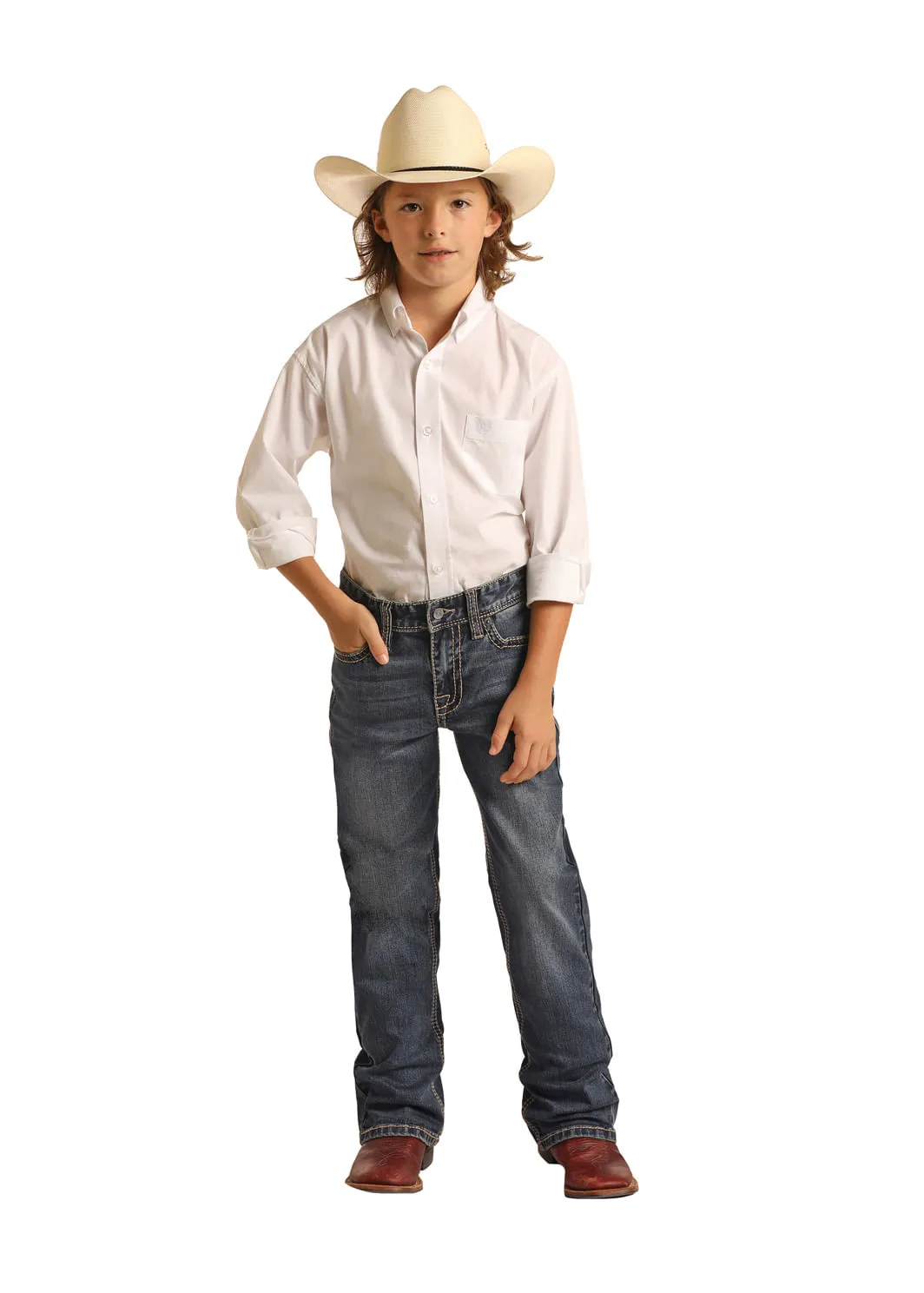 Panhandle Slim Kids Boys Reflex Denim Jeans