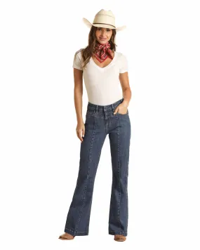 Panhandle Slim Womens Front Yoke & Seam Jeans