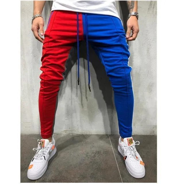 Patchwork Casual Pants For Men