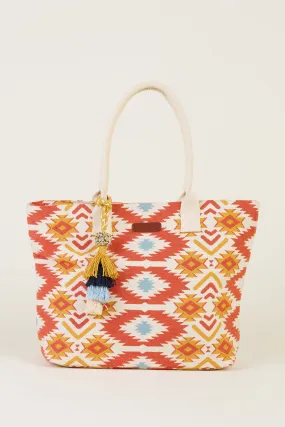 Pattern Mix Beach Bag