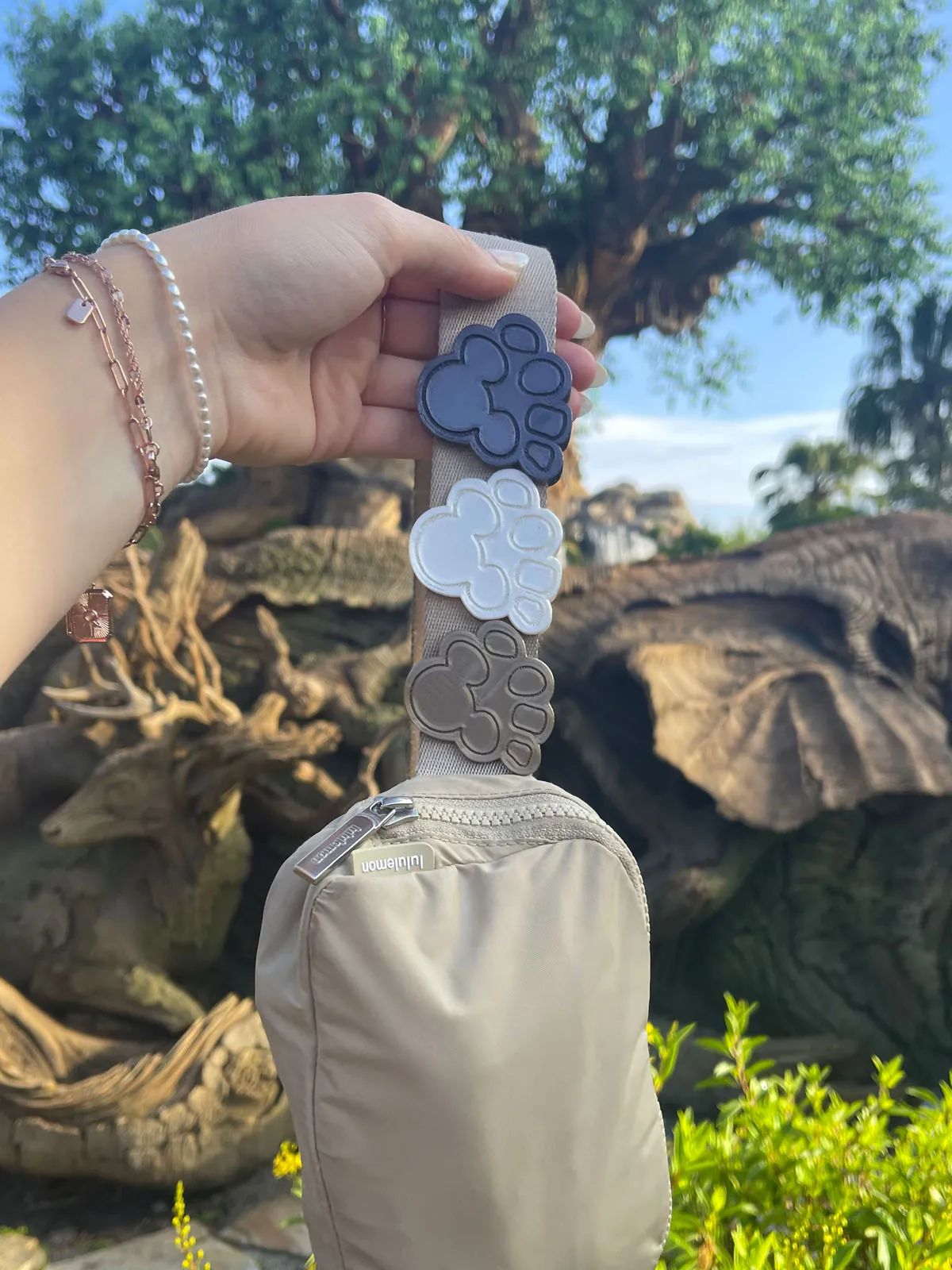 Paw Print Belt and Bag Charm