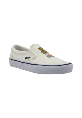 POLO RALPH LAUREN Sneaker Slip On Donna DeckWash White 816934057002D