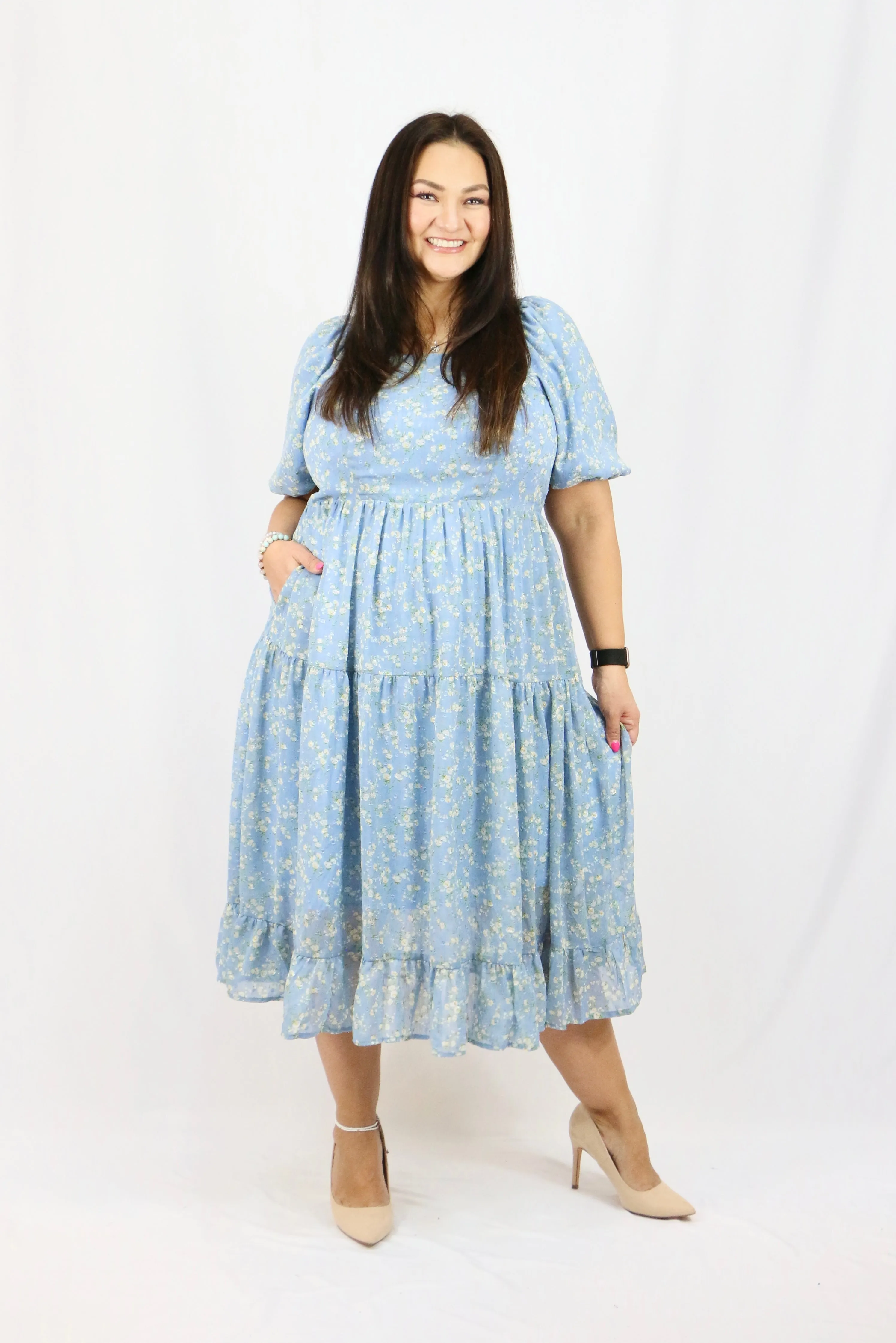 Poppy Dress - Cosmic Blue