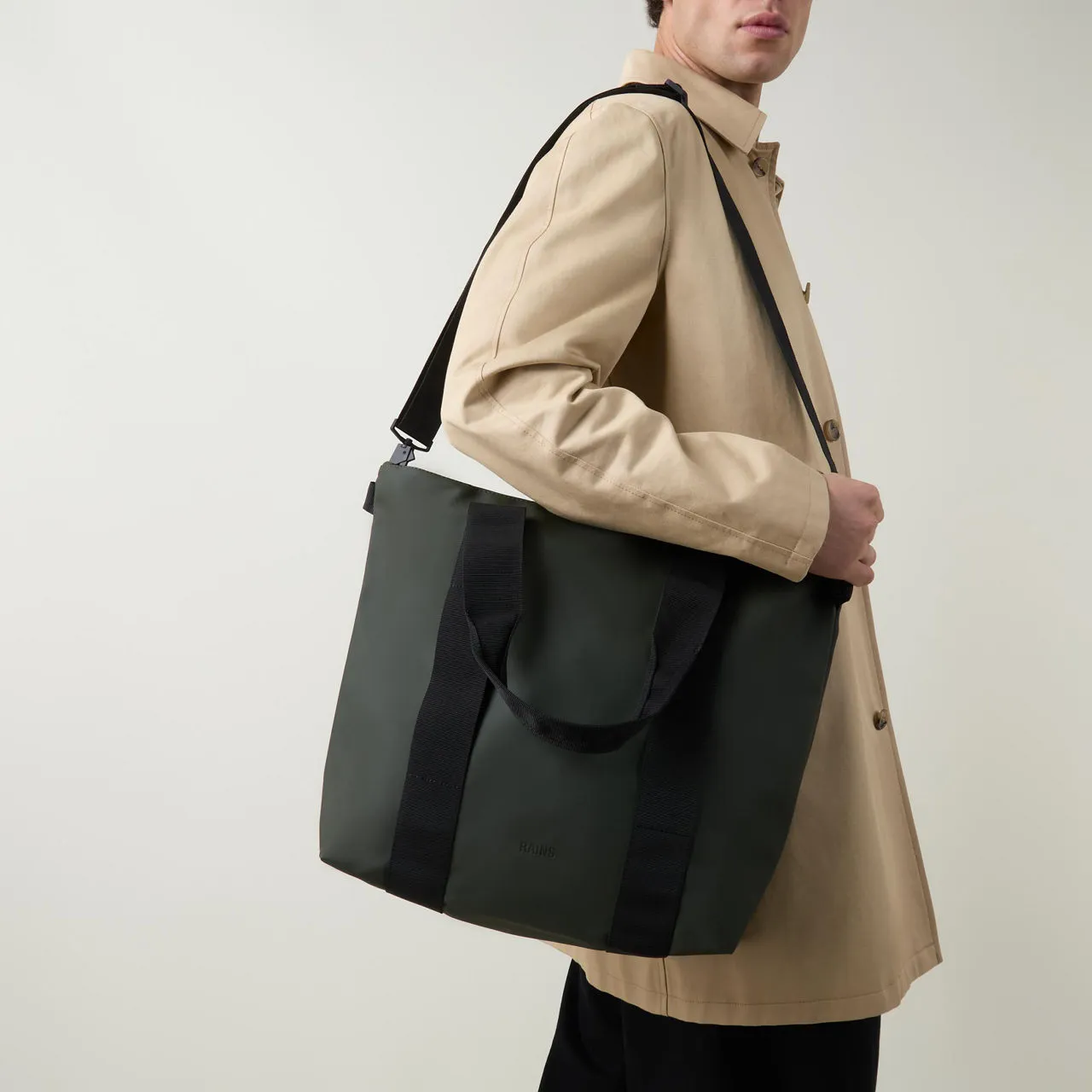 RAINS Mini Tote Bag - 03 Green