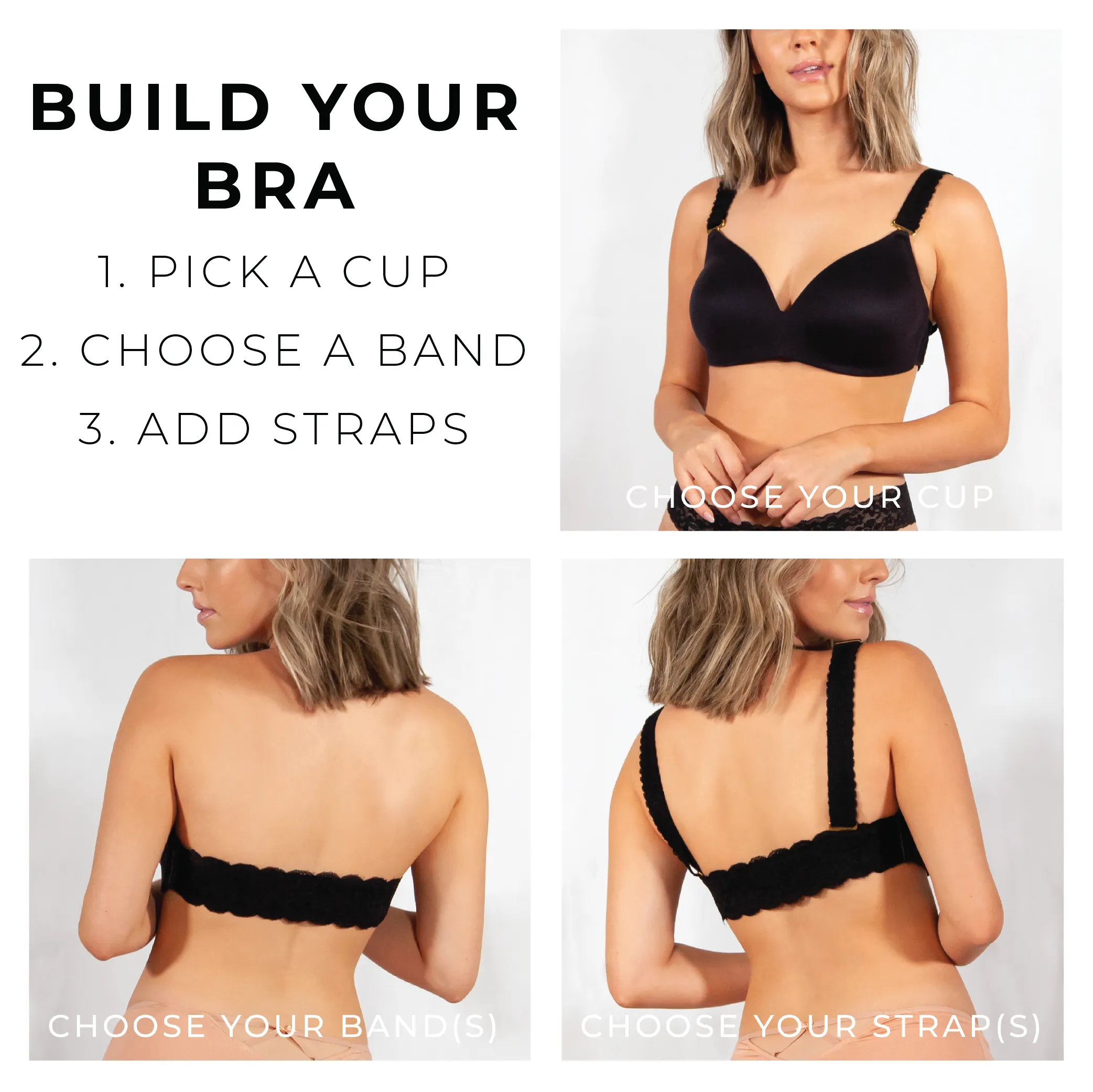 Rosanna Wireless Bra Cup + Shoulder Straps