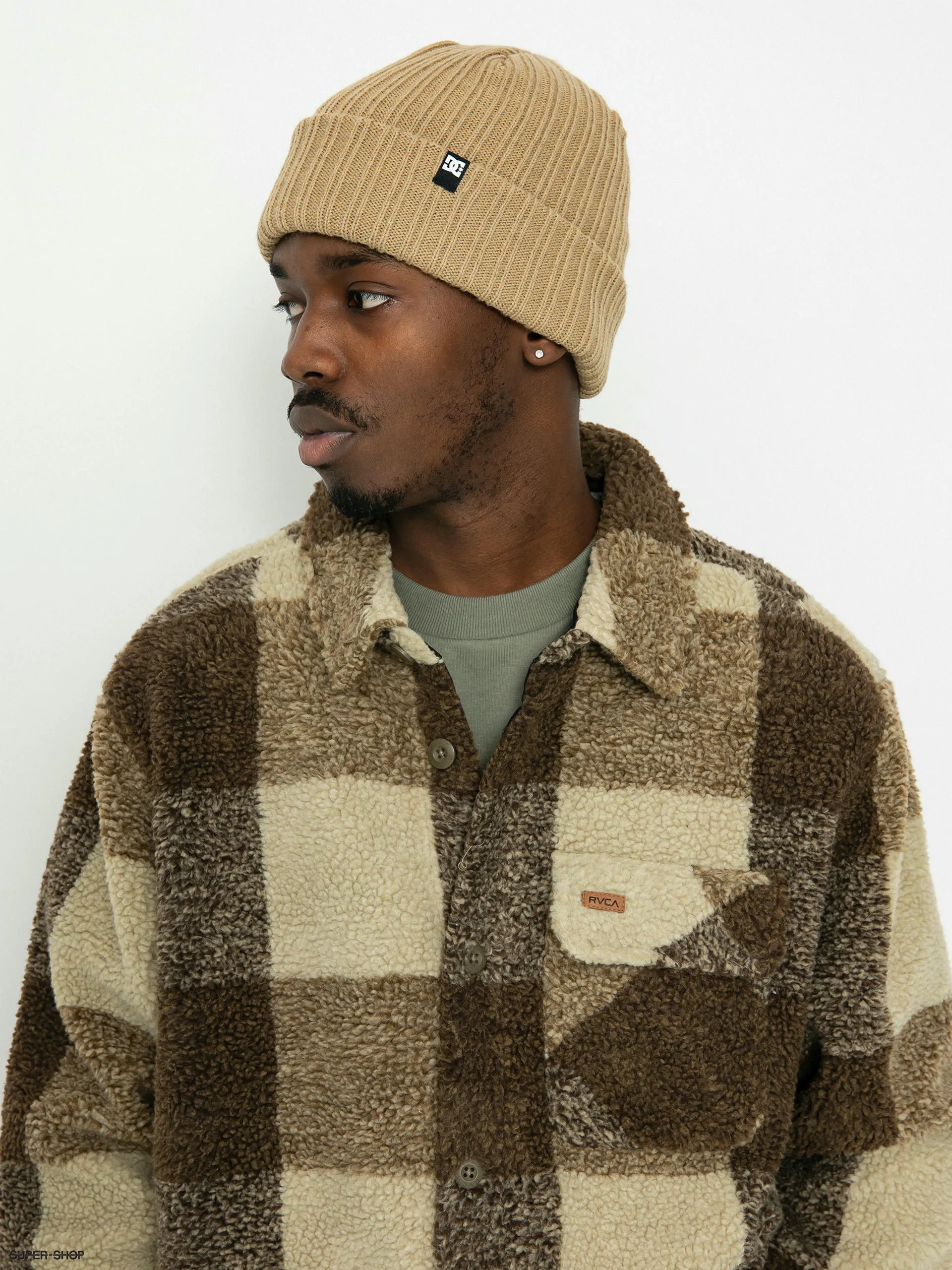 RVCA Lockheart Sherpa Jacket (khaki)