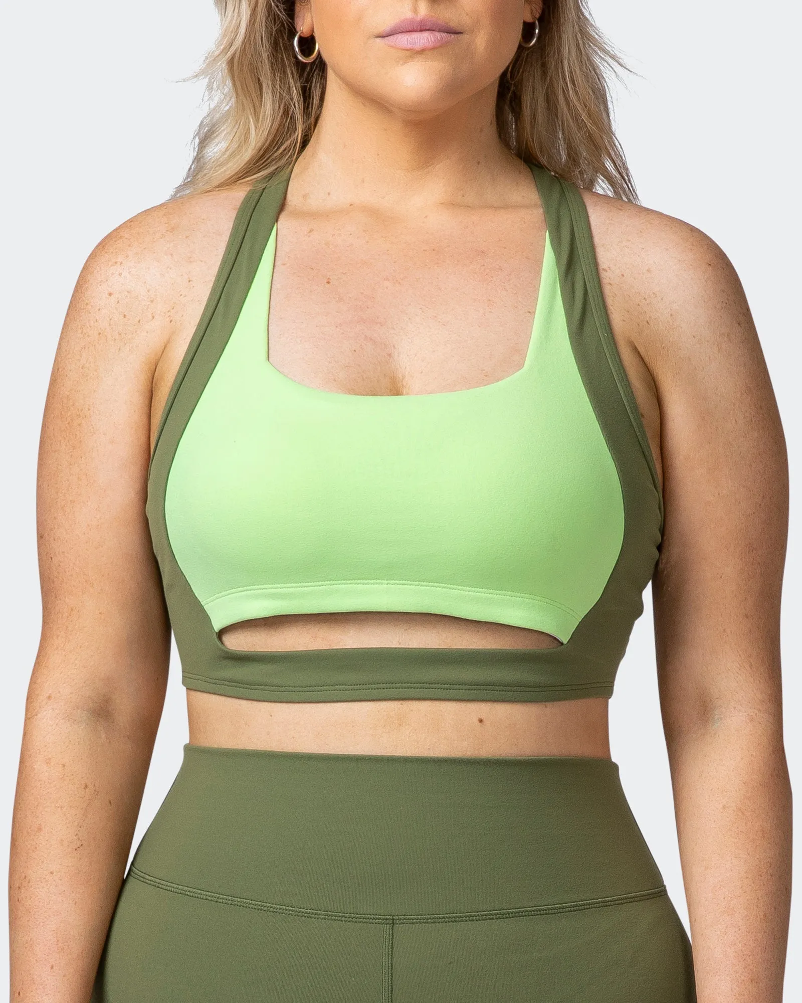 SIZZLE BRA Green Ivy