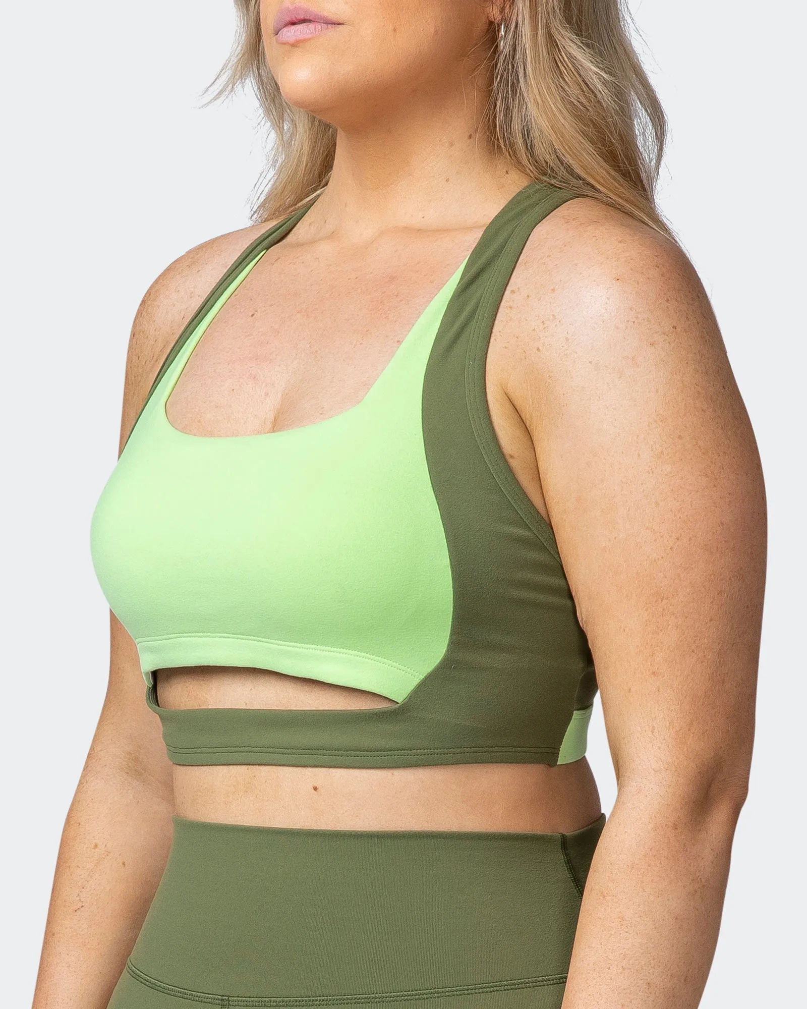 SIZZLE BRA Green Ivy