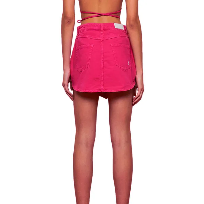 SKIRT KARLA IN JEANS Woman Pink