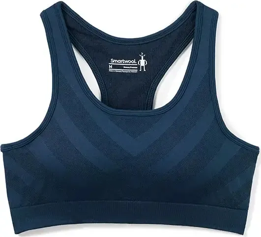 Smartwool Women's Merino Sport Seamless Racerback Bra Twilight Blue | Buy Smartwool Women's Merino Sport Seamless Race