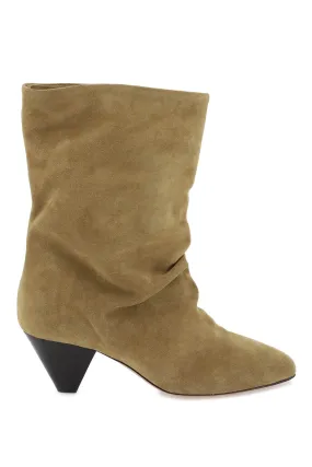 Suede Reachi Ankle Boots