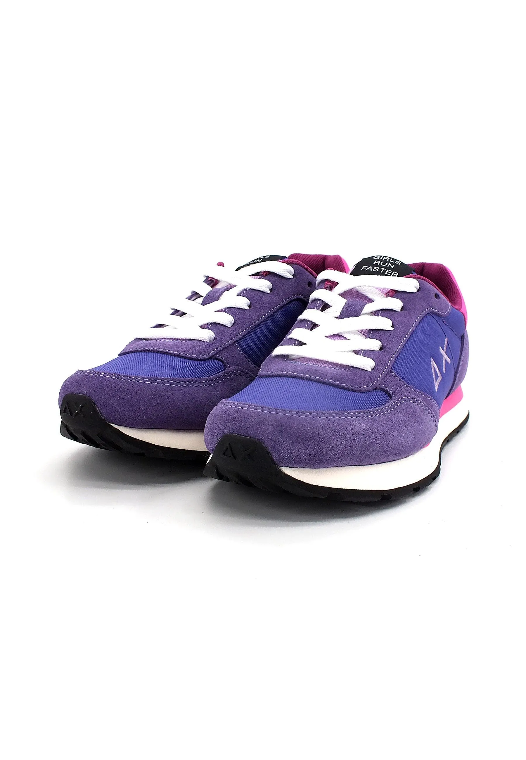 SUN68 Girl's Ally Solid Sneaker Bimbo Violet Z42401T