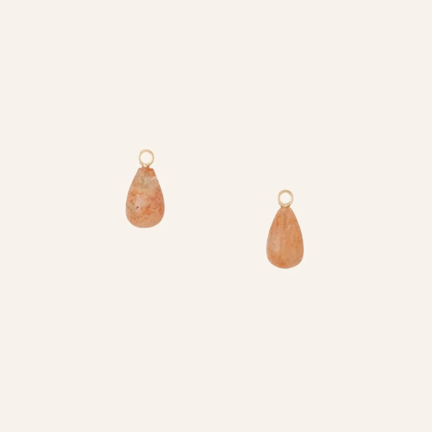 Sunstone 13mm Earring Drops