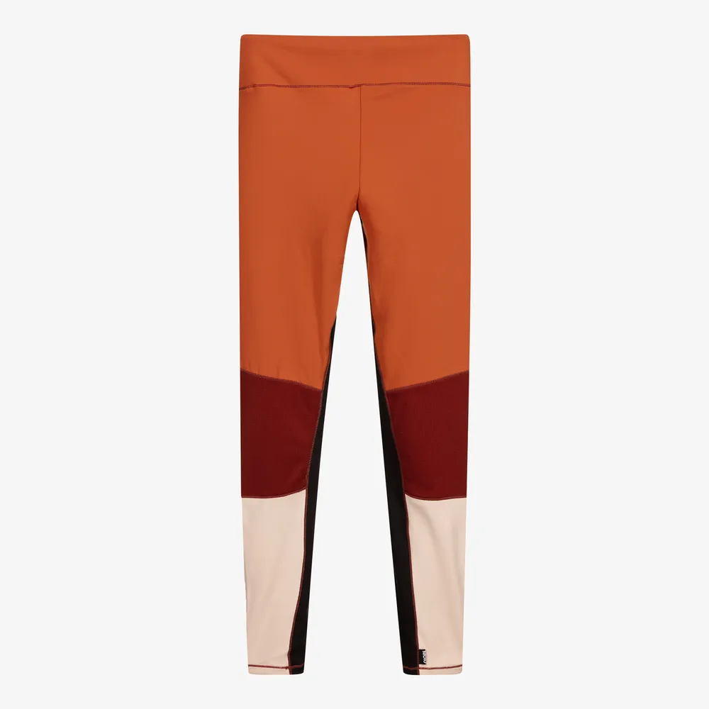 Teen Orange Sports Leggings 